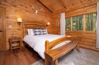 Modern Treetop Log Cabin in the Heart of Schroon Lake