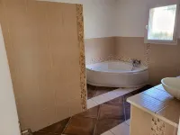 Top of villa 170m2, large terrace, quiet in the countryside.