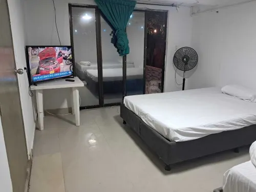 Cabaña en la Playa Frente al mar en Cartagena