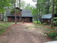 Wisconsin Northwoods cabin on beautiful Island Lake