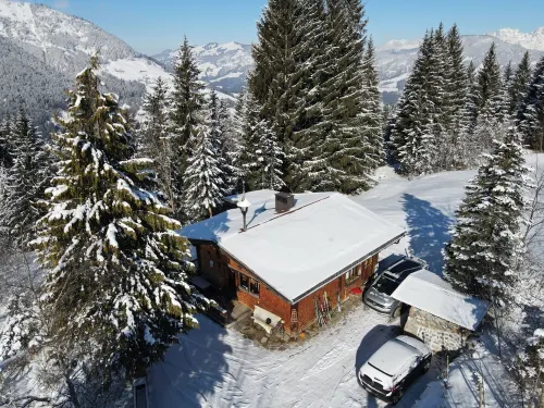 romantic mountain hut in the Kitzbühel Alps for skiing and hiking holidays.