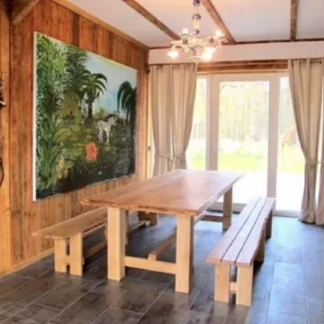 Close to the water, sauna, fireplace, fenced property, for dogs and families Отели в г. Полицкий повят
