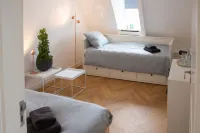 Canal house top floor in historic center Gouda