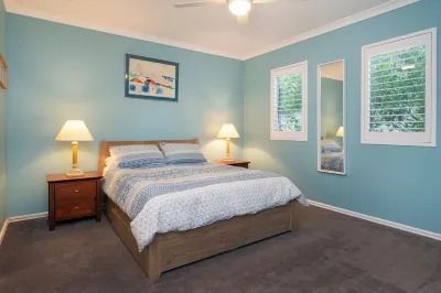 Tranquility and natural setting a short distance from town and beach