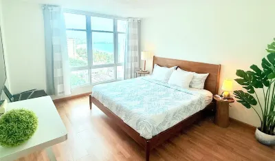 1Br + living room 821 Sqft  with Ocean View - Direct Beach Access - WiFi - Piano