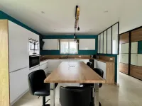 Modern villa with pool near beach and freeway