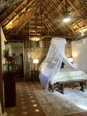 Private Beachfront bungalow at the exclusive Soliman Bay. Las Brisas Tulum Hotels in Soliman Bay