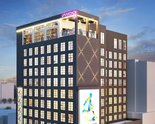 Moxy 亞特蘭大市中心 鄰近會幕音樂廳（The Tabernacle）的酒店
