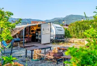 Cheongdo Havi Caravan Glamping Pool Villa
