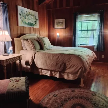 A Secluded Cabin on a Babbling Brook