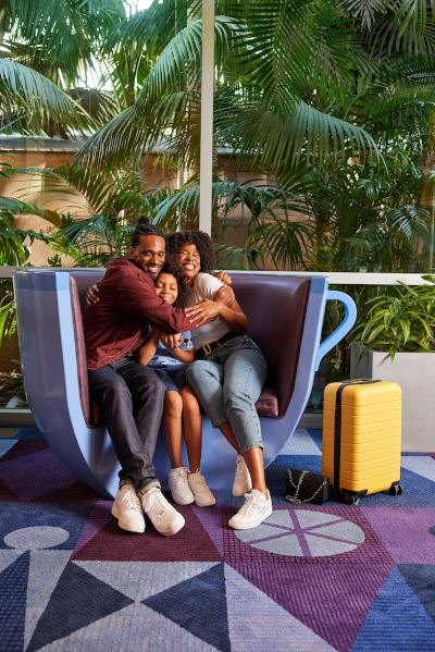 共有エリア ディズニーランド ホテル アナハイム ロサンゼルスの写真