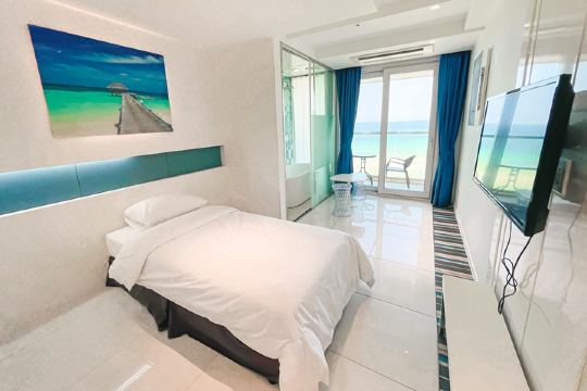 함덕비치스테이제주에서 바라본 함덕해변 전경