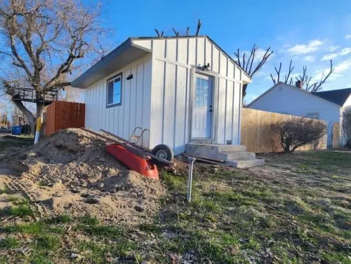 Tiny home with cabin vibes