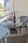 Exclusive apartment with sea view and balcony, WLAN, only 80m to the beach