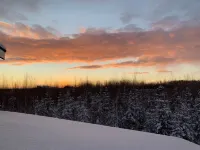 Alaskan home with views of Denali.