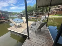 Charming 3 bedroom, 2 bath house with dock & outdoor spaces in Sunrise Beach.