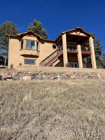 Modern Western Home with Lake and Mountain Views