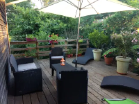 WOODEN CHALET IN THE MIDDLE OF THE FOREST