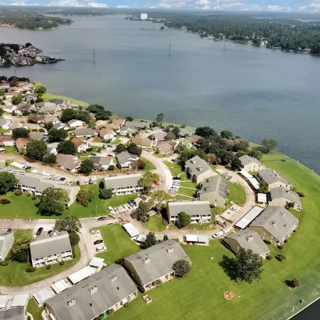 WaterFront Condo in upscale neighborhood of April Sound “Our Happy Place”