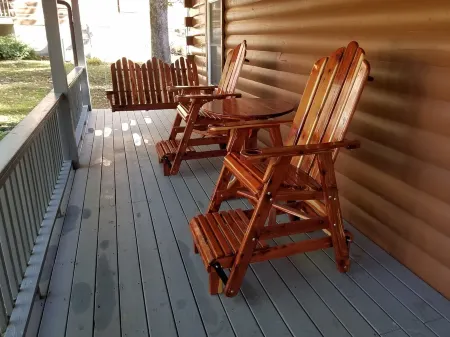 Cabin 3 is a Quiet log Cabin on Lookout Mountain 2 bedroom 2 bath Отели в г. Дейд