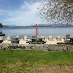 Misty Harbor Resort, Walk to Concerts at NH Bank Pavilion Beach on Lake Winni Hotels in Gilford