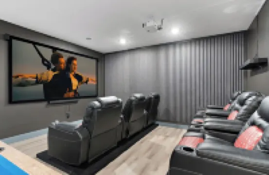 14guests, gameroom, theatre, sauna in the center of twin cities