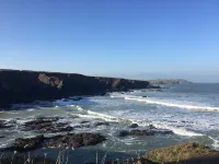 Stunning modern pet friendly holiday lodge in the  Seven Bays area N Cornwall