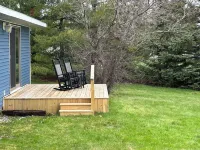 Freighters in front yard!  Private Sandy Beach - Large Deck - Best View on River