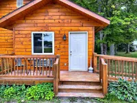 2 bedroom cottage 2.5 miles from Munising, MI and the Pictured Rocks Cruises.