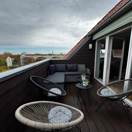 Traumwohnung Über den Dächern Magdeburgs mit Domblick