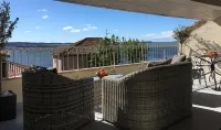 Lagoon and sea views from the heart of the village of Bages between Narbonne and Collioure - vue mer