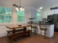 The “Wood”shop, 2 bedroom loft apartment on a quiet cove.