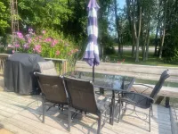 Lakeside Living with Liana on the shores of pristine Long Point Beach sleeps 8!