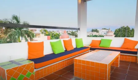 Beautiful home in Zona Dorado Bucerias, 2 blocks from beach with ocean views