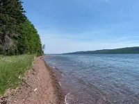 Bright and charming cabin on the Cabot Trail overlooking St. Ann’s bay.