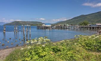 Waterfront Apt w/ Mtn View, Walk into Town!
