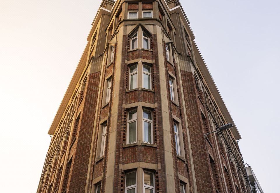 오스텐드 해변 전망 또는 레오폴드 호텔의 바 테라스