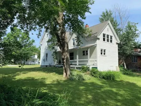 In the heart of town, a modern farmhouse