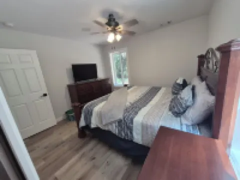 Newly built 4-bedroom cottage w/ WiFi & AC next to dunes, Lake Michigan & beach