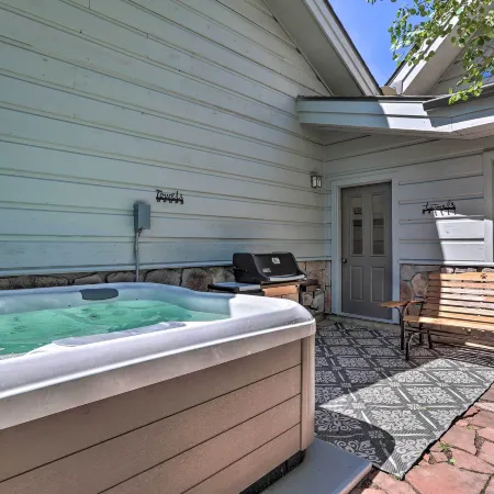 Ski + Bike: Home w/ Deck & Hot Tub in Granby!