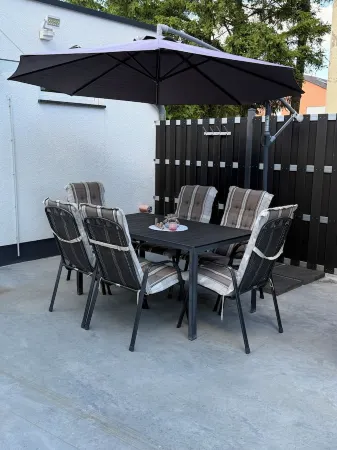 Cozy 2 X Room, Kitchen Bathroom Apartment in the Karl Marx Siedlung in Worms Ground Floor