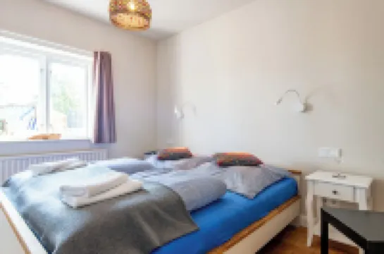 The Möwennest in a quiet location just before the dike, with terrace and beach chair.