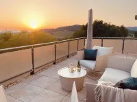 Penthouse dream apartment with impressive panoramic views for 8 guests