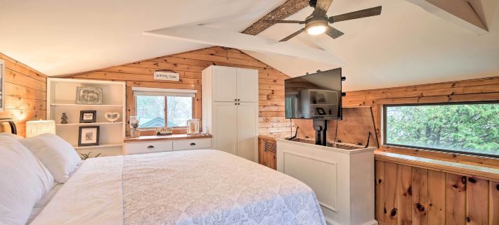 Pet-Friendly Adirondack Cabin w/ on-Site Lake Hotels in Franklin County