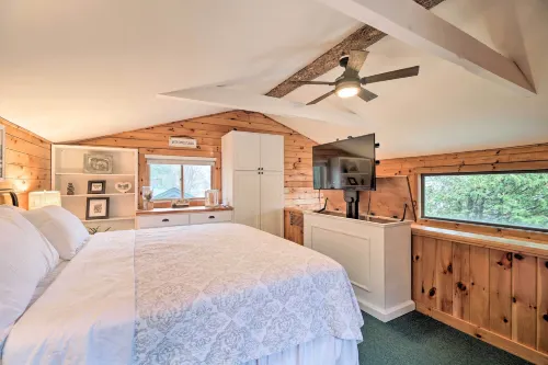 Pet-Friendly Adirondack Cabin w/ on-Site Lake - واي فاي