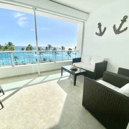 703 @Marbella 2 Bedrooms Beachfront Beautiful Apartment Hotels in Juan Dolio