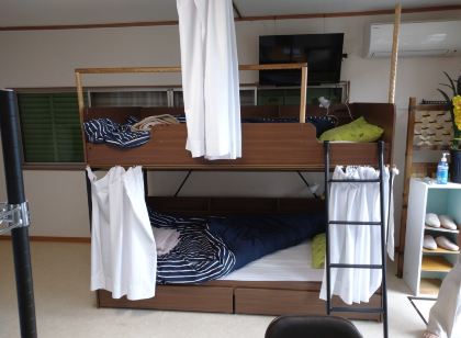 男性(女性はシングル個室あり）定員2名