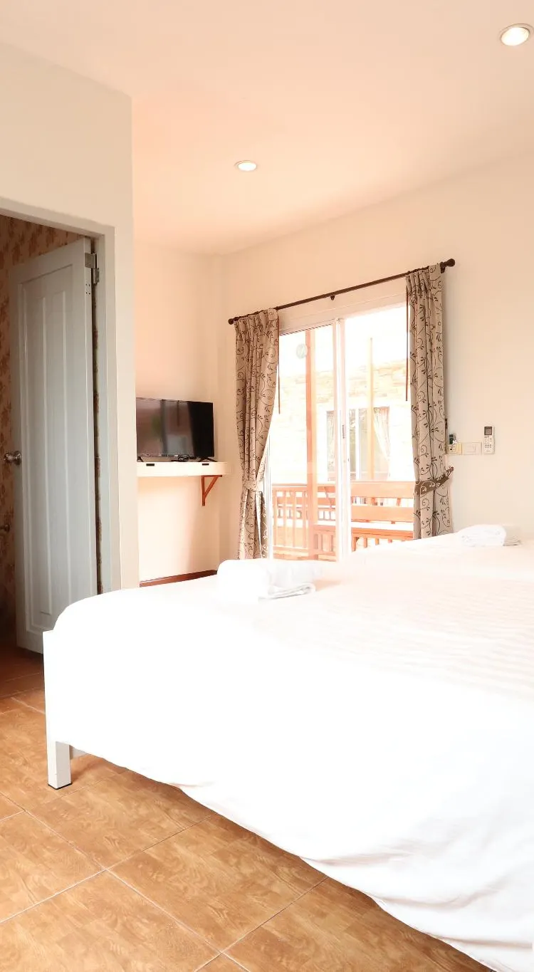 ห้องเตียงแฝดพร้อมระเบียง