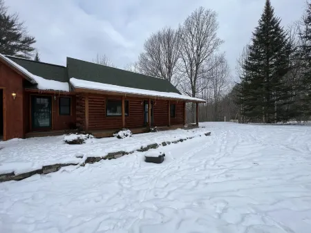 Pinewood Lodge | Cozy Pet-Friendly Log Cabin 5 min to Mt Sunapee