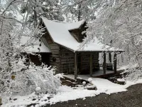 1800's Original Cozy Romantic Cabin For 2 Or The Family